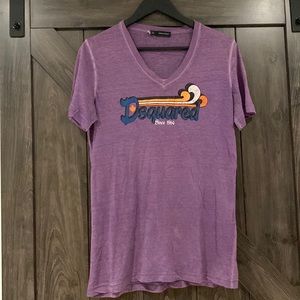 Dsquared purple tshirt